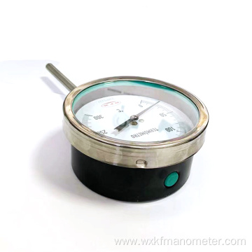 gauge stainless steel bimetallic thermometer gauges